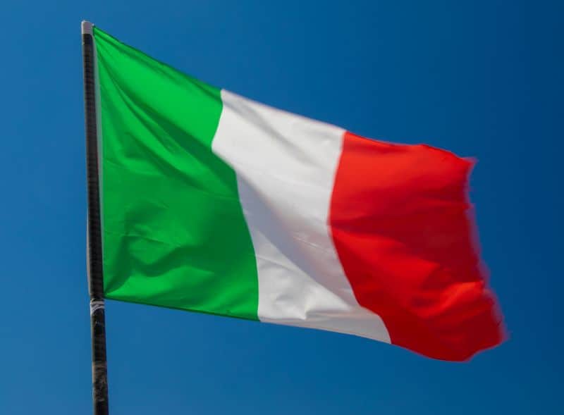 italien flagga